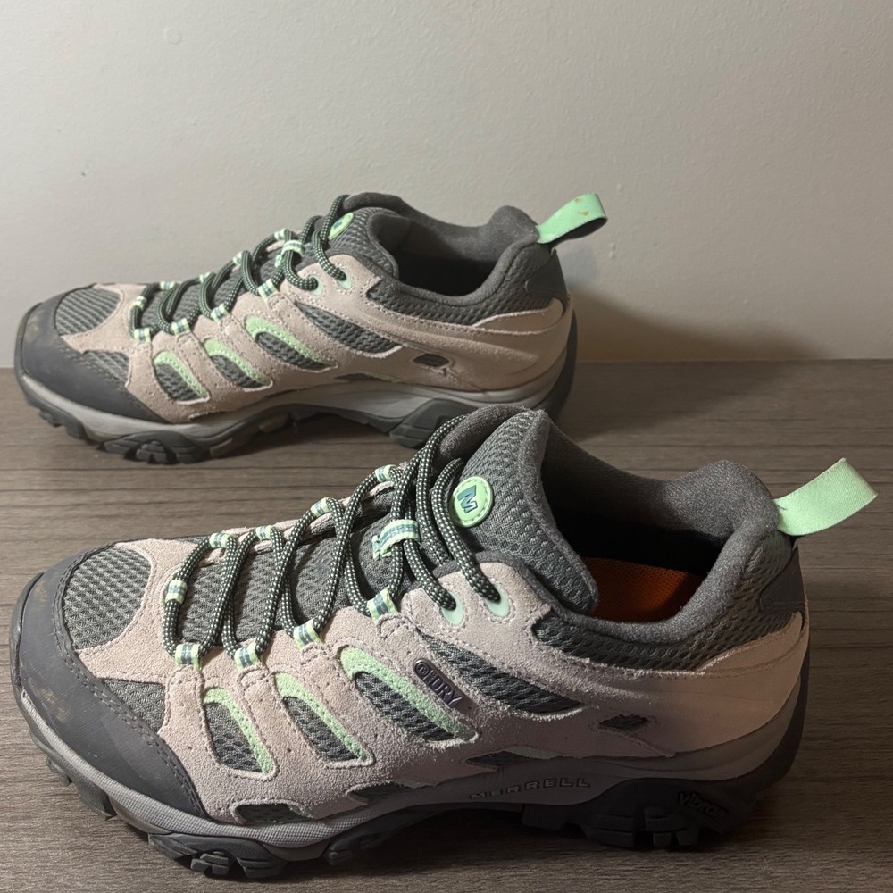 Merrell Moab Ventilator Hiking Shoes Women's Size 10.5 Drizzle Mint - Picture 6 of 8